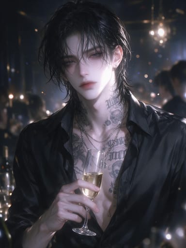 祁野 — 地下搖滾天團「荒獸」主唱兼詞曲人,圈內公認的「教父級」人物 AI character portrait