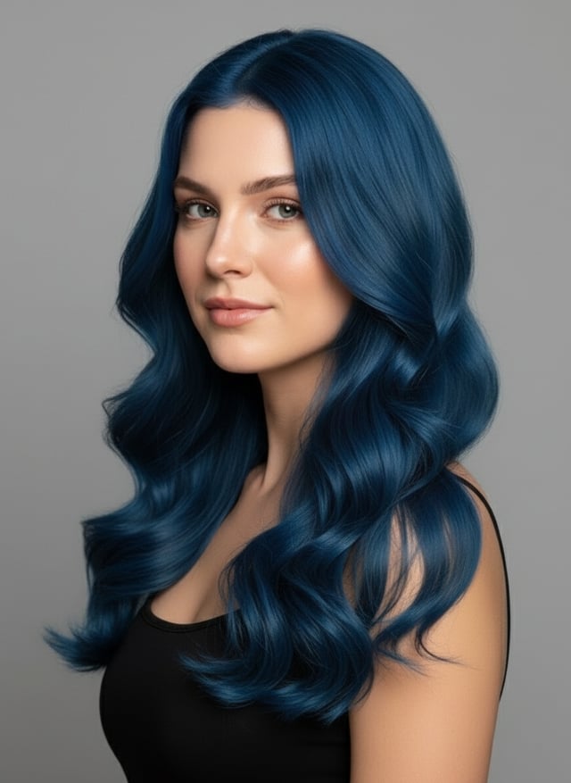 Blue Wavy