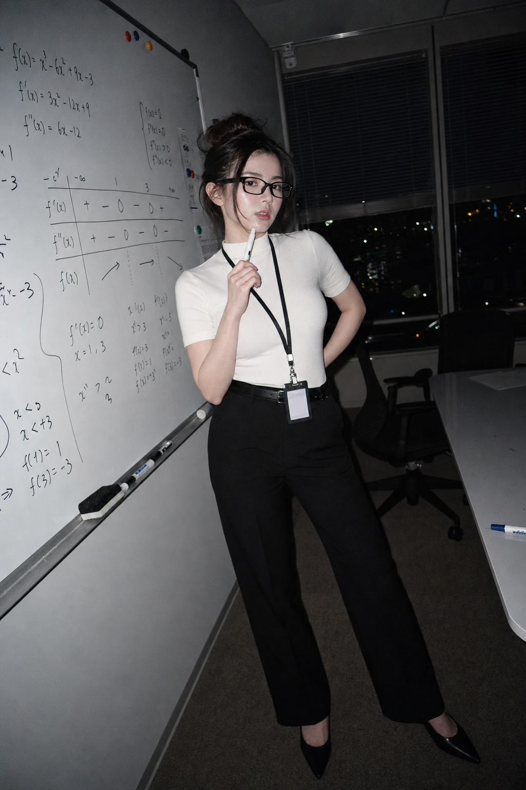 Blackboard Office · CCD Direct-Flash Portrait