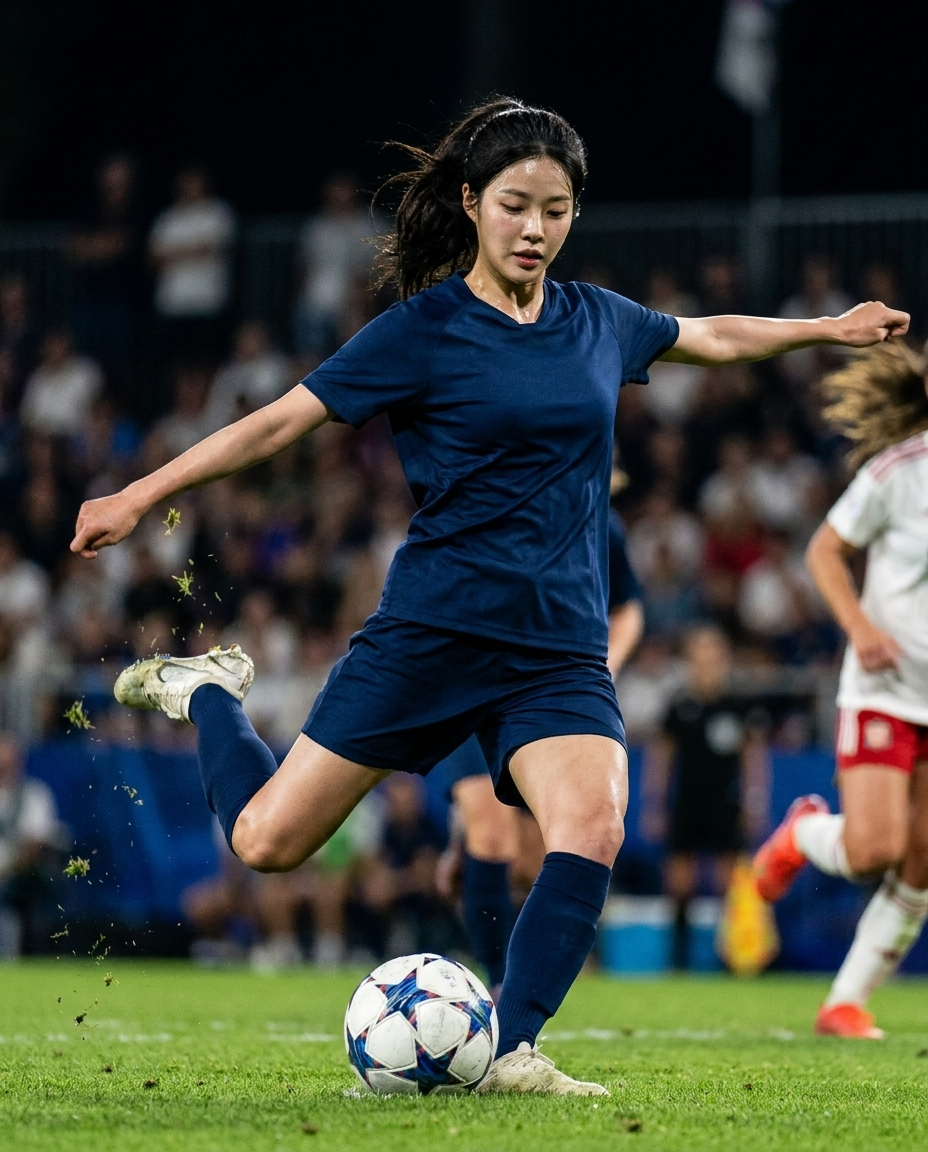 Soccer Star · Upload Photo → You as a Pro Footballer (Identity-Preserving)