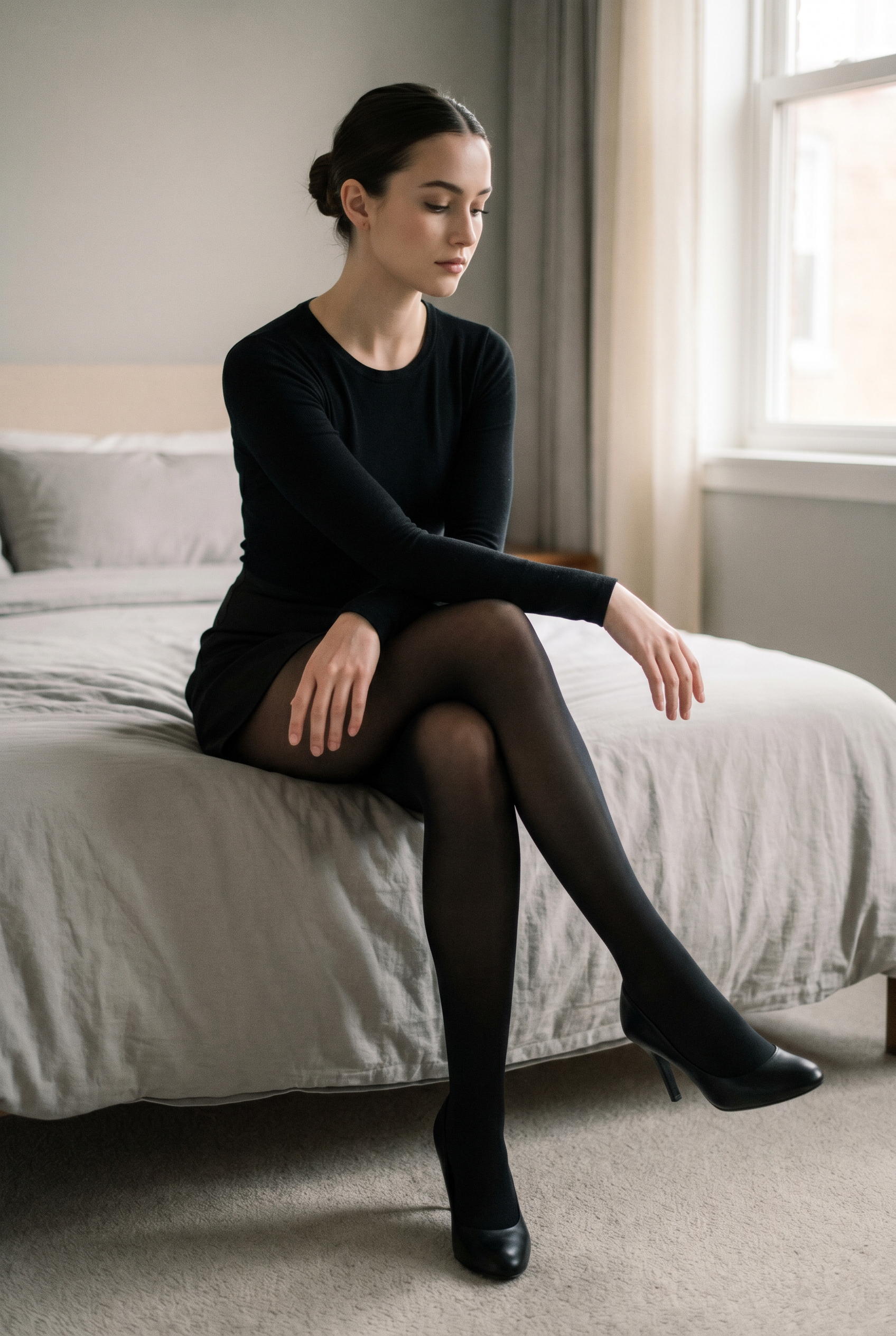 Dark Bedroom Hosiery Editorial · Vol. 2