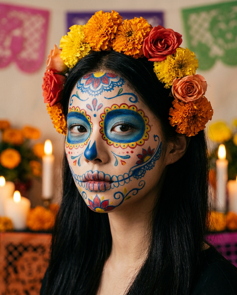 Día de los Muertos Catrina · Upload Photo → Sugar Skull You