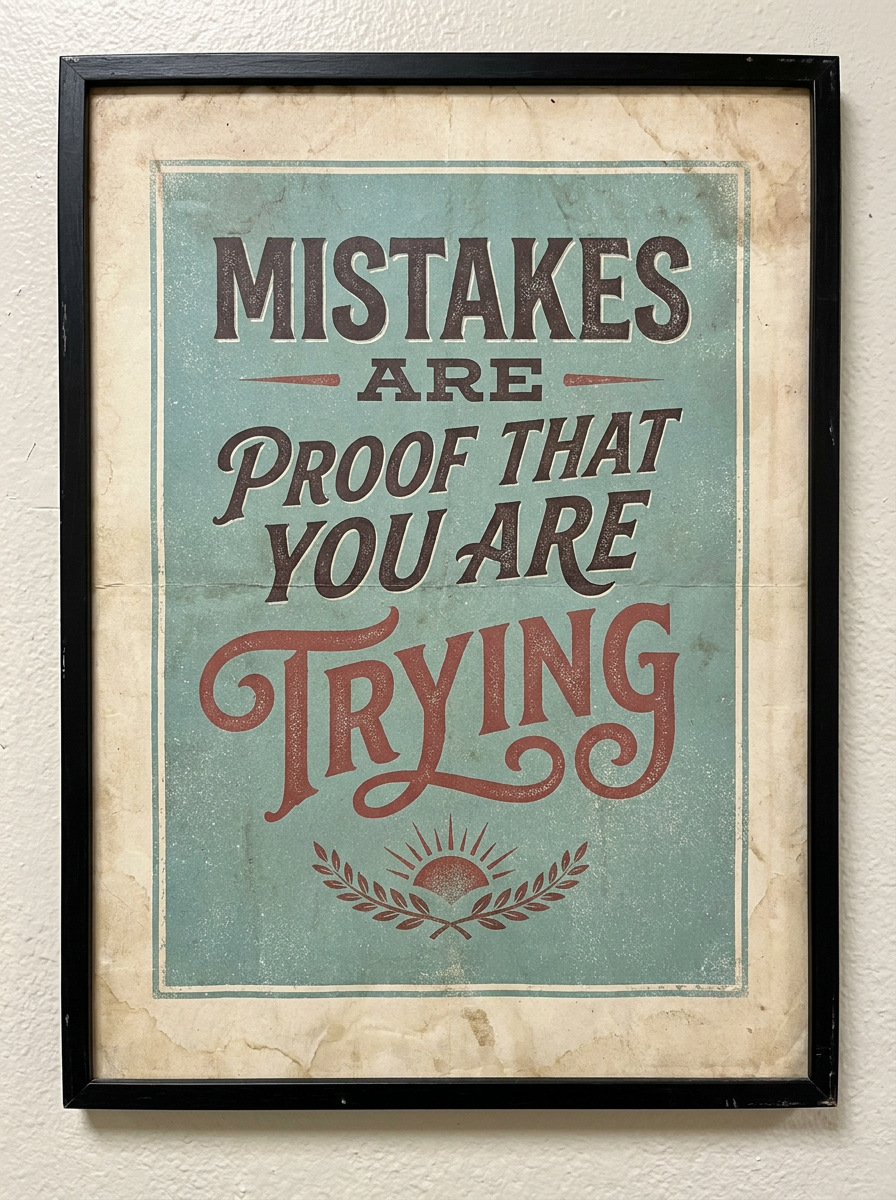 Vintage Motivational Quote Poster — Classroom Series
