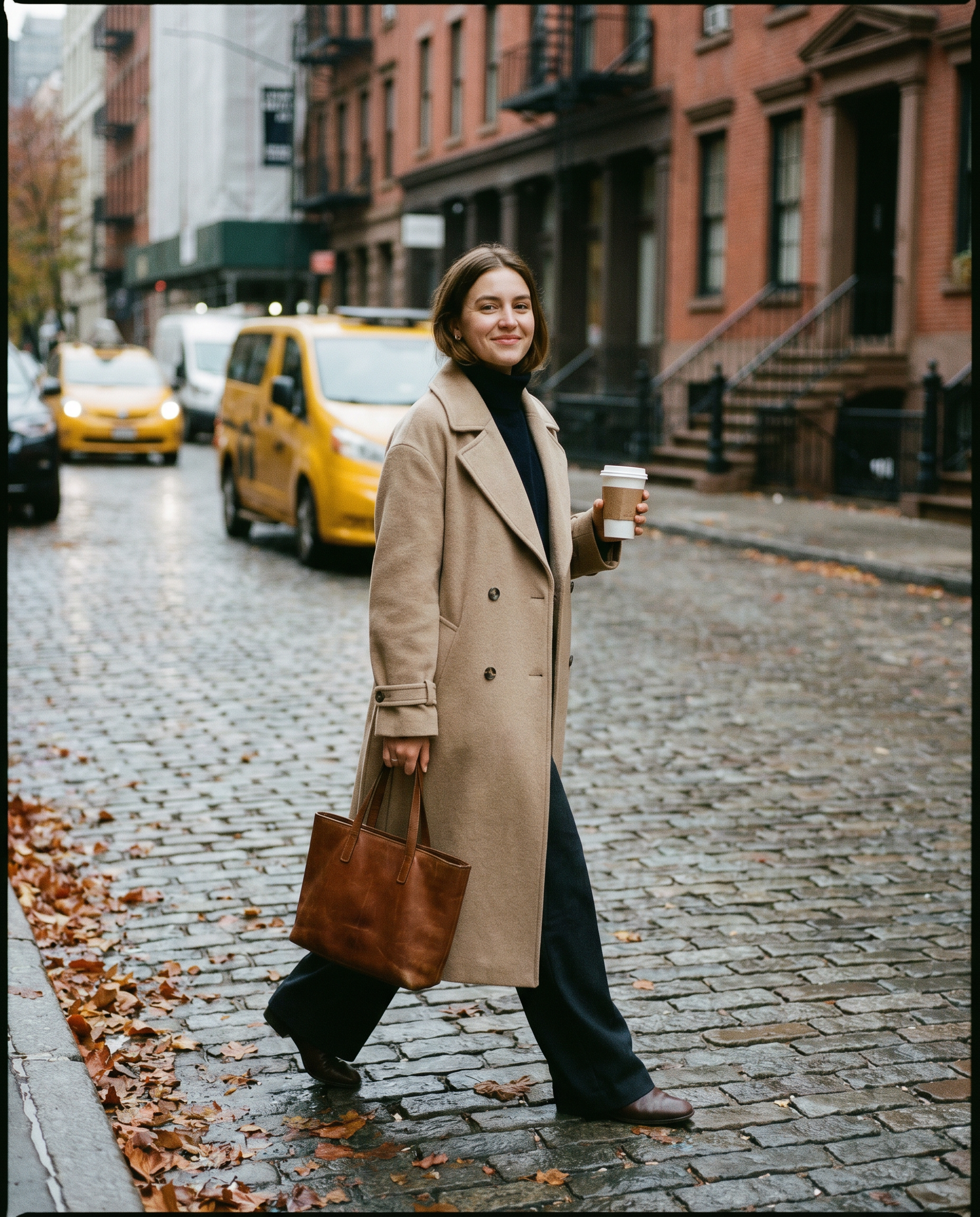 New York Autumn Street Style Portrait · Downtown Editorial