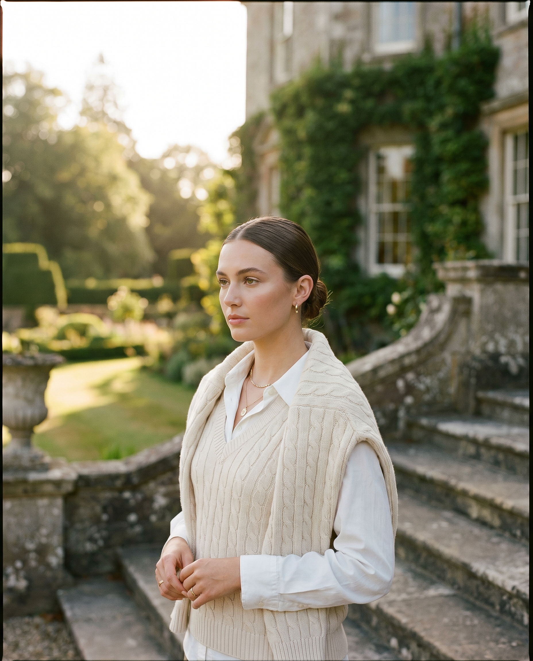 Old Money Quiet Luxury Portrait · Elegant Estate Editorial