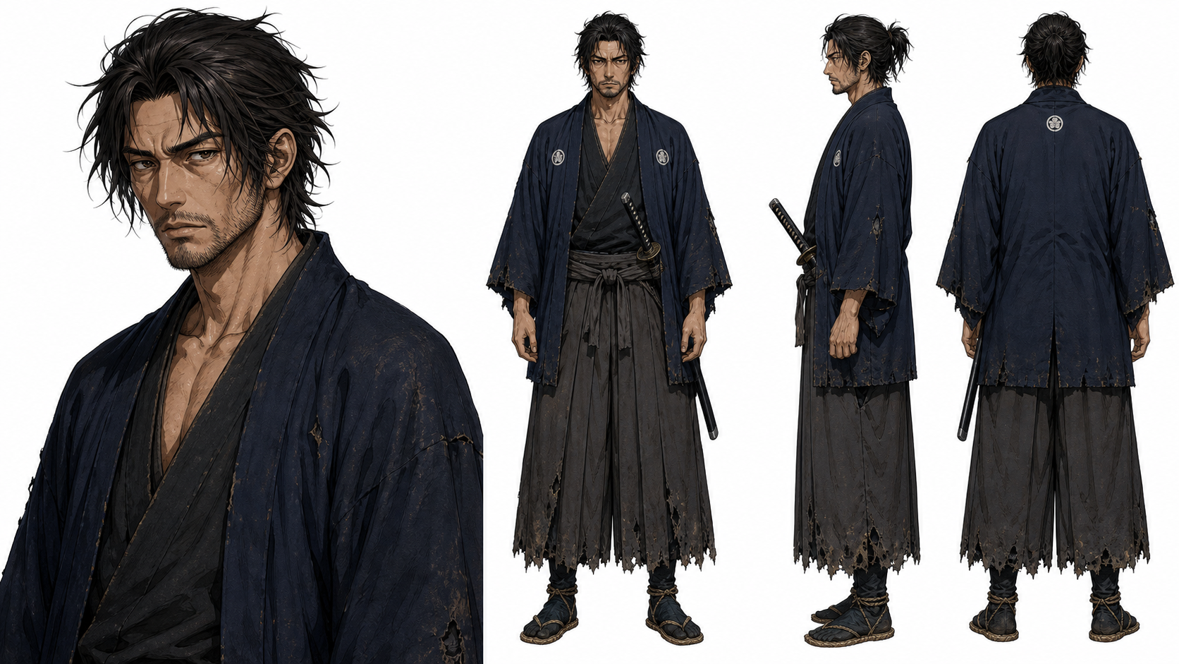 西村一郎 — AI character AI character portrait