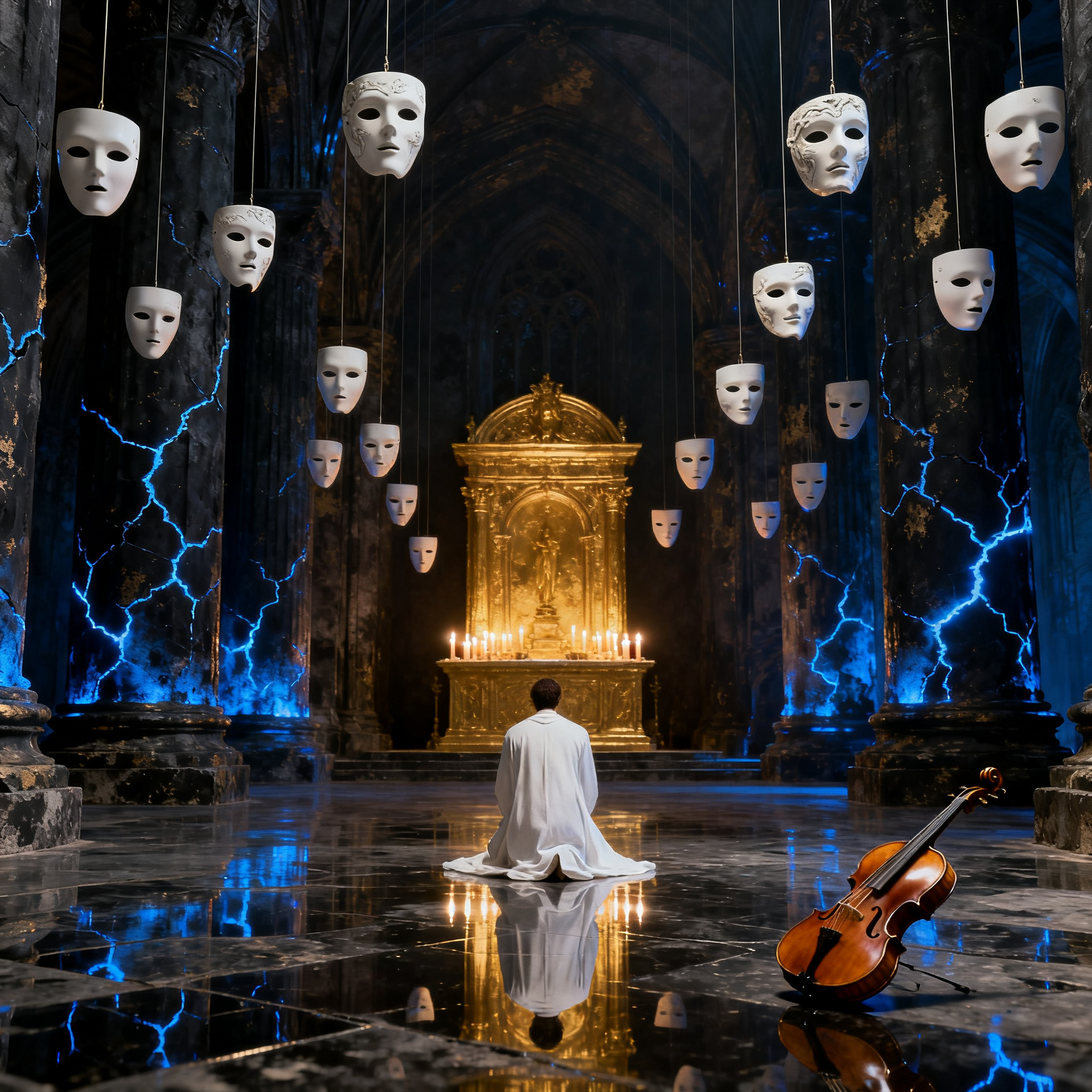 Dark Gothic Hall Atmosphere