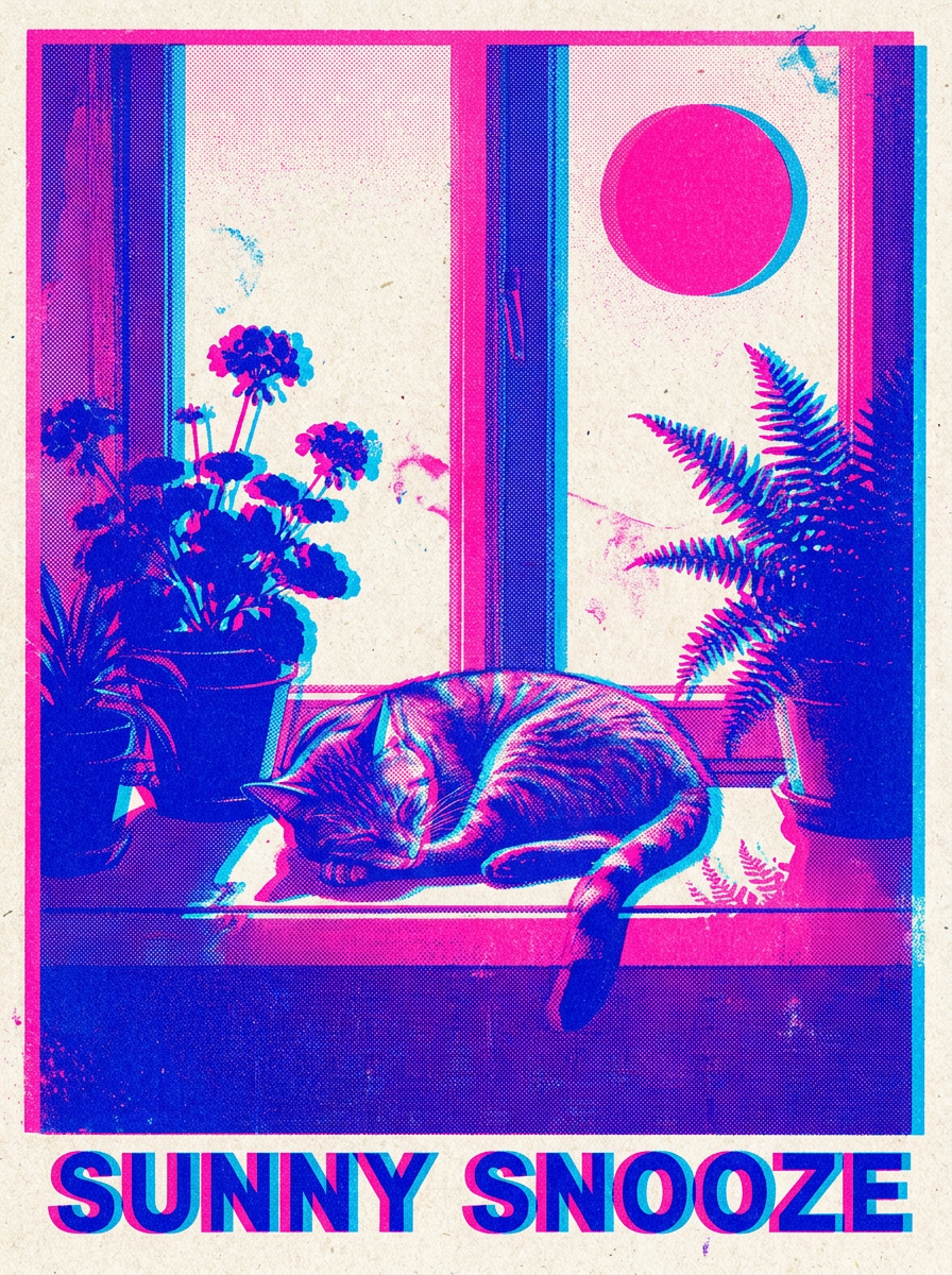 Risograph Fever Dream