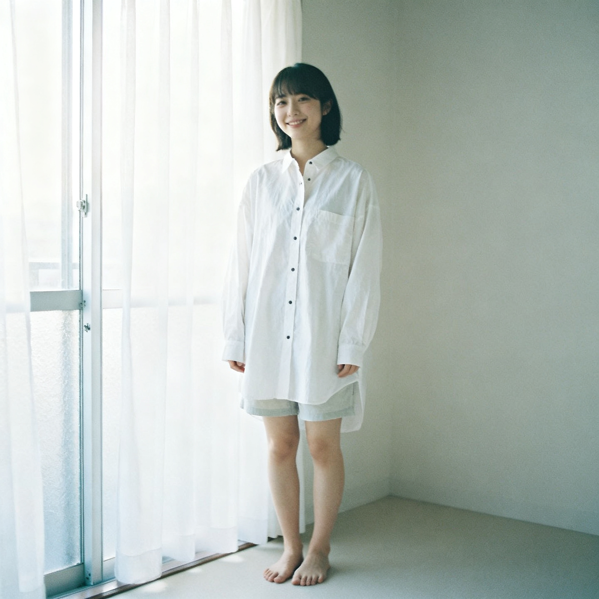 Japanese Window Light Film Portrait